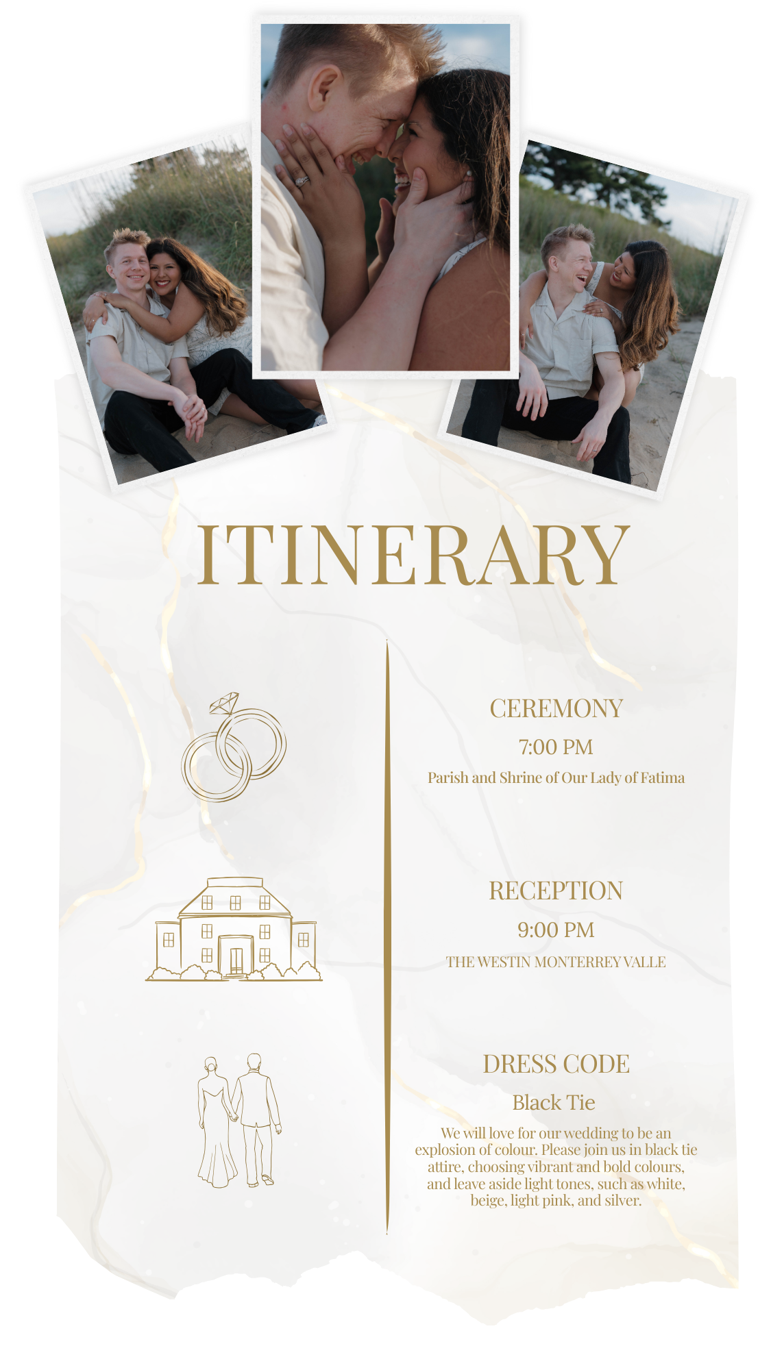 Wedding Itinerary